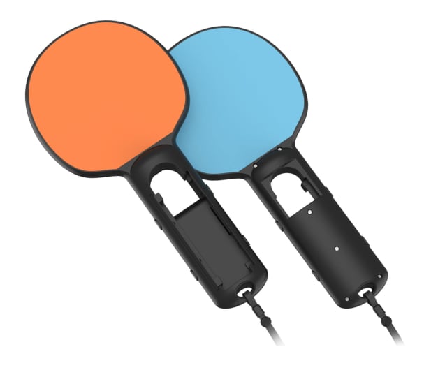 YAXO Uchwyt do Joy-Con TENNIS SET do NS/NS2 Inferno Orange&Hydro - 1354244 - zdjęcie